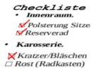 Checkliste