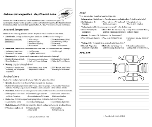 Checkliste